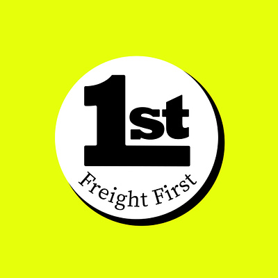 Freight First logo concept badge badge logo brand brand design brand identity branding branding design circle coin design icon logo logo design logos