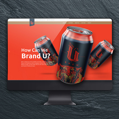 Brand U Website brand brand design branding brands design graphic design logo logo design web web design website