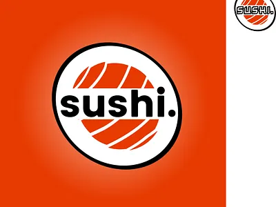 Sushi restaurant logo concept brand brand design brand identity branding branding design design icon logo logo design logos sushi sushi logo sushi roll