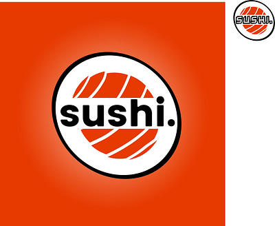 Sushi restaurant logo concept brand brand design brand identity branding branding design design icon logo logo design logos sushi sushi logo sushi roll