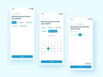 Platute | Booking Flow app booking booking app date design hours platute student time tutor tutor app tutoring ui user interface ux
