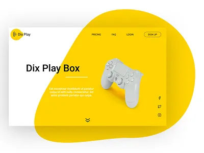 Landing Page 003 daily 100 challenge dailyui design figma landing page minimal ux web design webapp design website