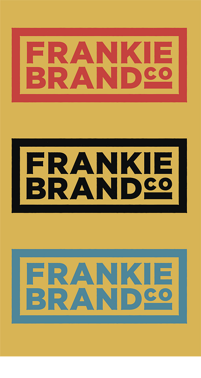 Frankie Alternative Mark branding cincinnati logo logo mark mark simple typography vintage