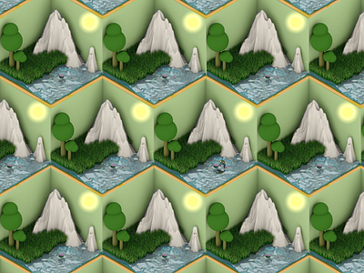 Earthday Everyday! 3d cinema4d design earth earthday ecosystem green isometric mdcommunity miniature planet quarantine