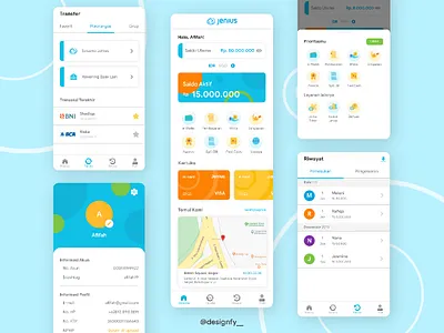 Exploration Digital Banking App - Jenius appdesign finance bankingapp