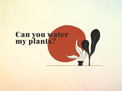 plants art circle design experiment illustration minimal typography vector