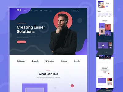 Personal Responsive Landing Page cv figma landing page personal portfolio responsive resume sketch ui ux xd
