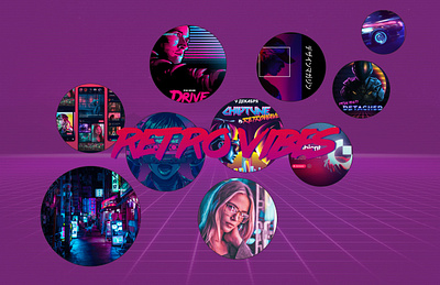 Retro Collage collage retrowave vintage