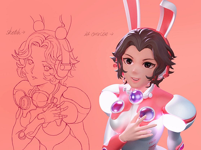 Bunnylady zbrush