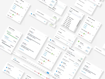 Waste Management Platform after effect after effects motion graphics animation buttons cards component design component library components dropdown graphics illustration interactive lists mobile motion design product design ui ux web