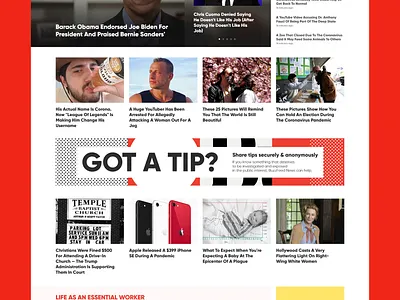 BuzzFeed NEWS website redesign buzzfeed buzzfeed news news news website uiux web design website website design