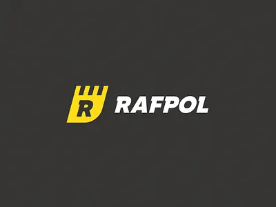 RAFPOL logotype building constructions excavator ground heavy logo