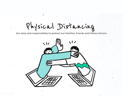 rawpixel & H+K COVID-19 Study: Physical Distancing coronavirus covid covid 19 covid 19 covid19 digital art free graphic design illustration minimal pastel physical distancing protection social distance stay home save lives vector