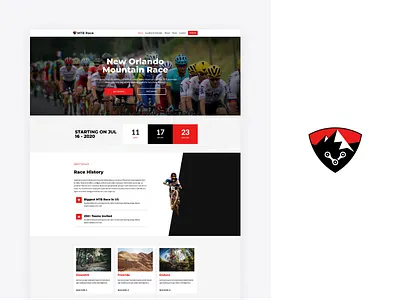 Neve MTB Race elementor figma logo minimal neve ui ux ux ui website wordpress design wordpress theme