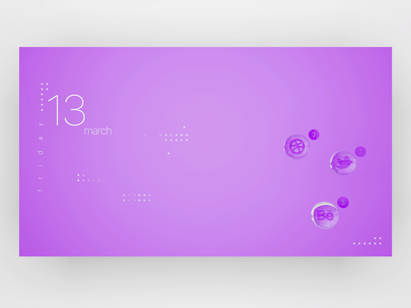 Notifications animation cinema4d dailyui day049