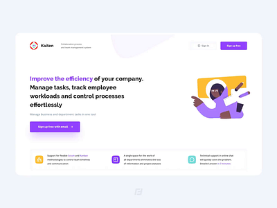 Kaiten: Task Management animation board card dashboard filters graphic design illustration interface kanban layout platform product design profile redesign social task app trello ui ux web design