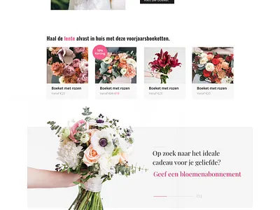 Flowershop branding color colorful design flower flowers ux web webdesig webshop