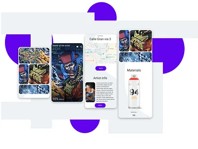 graffiti recognition app app app design design graffiti graphic design mobile app design streetart ui ux