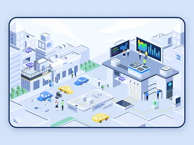 平台登录背景插图 branding design flat typography ui website 插图 设计