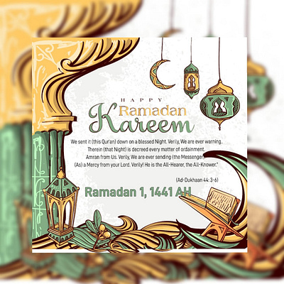 Ramadan Mubarak Template coronavirus covid19 design facebook poster ramadan kareem ramadhan social media twitter feed