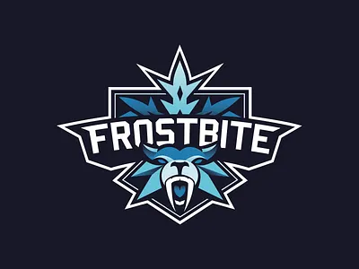 Frostbite Esports branding design esportlogo esports logo esports logo design esports mascot icon identity branding identity designer identitydesign illustration illustrator logo vector