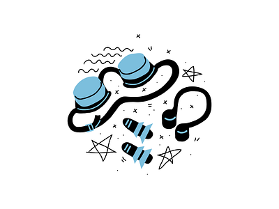 Swimming set #2 ear plugs equipment goggles illustration nose plug swimming swimming pool training