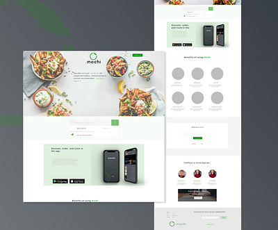 Mochi website background concept design digital ui website website design