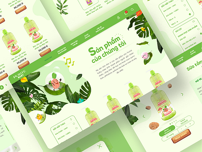 Products page | Website Purité Baby branding design discovery footer forest header illustration ingredients interface liquid natural product product page sidebar tittle ui ux vector web design website