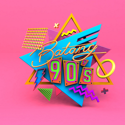 batang 90's 3d 3d designer artist bahrain batang 90s design dribble graphic designer illustration philippines riyah baylon typography