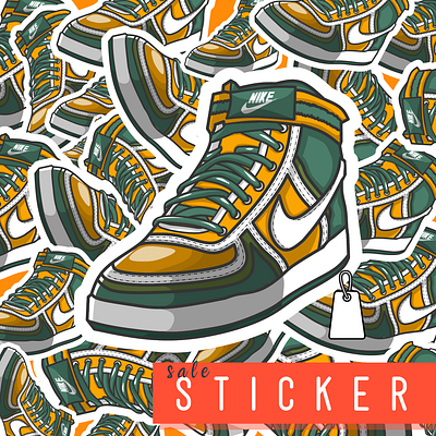 VECTOR SHOES design icon illustration lineart linework shoes sticker wallpaper