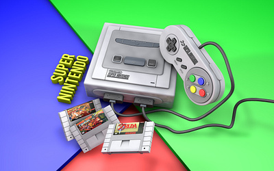 super nintendo 3d 3d artist 3d designer 90s 90s kids bahrain batangs 90s c4d design designer dribble graphic designer nintendo nostalgic philippines riyah baylon super nintendo zelda