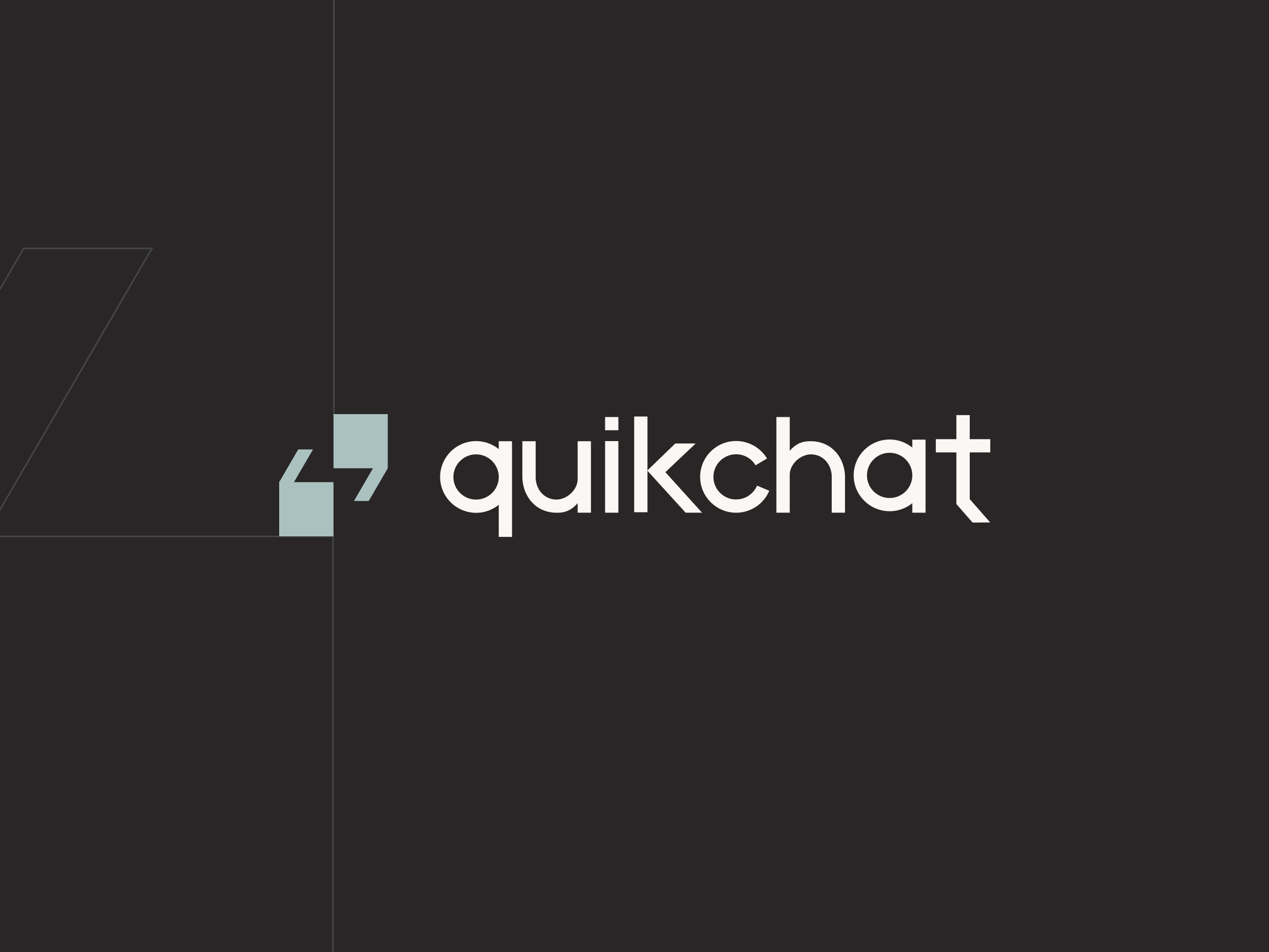 Example of Quikchat logo concepts