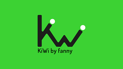 KIWI the future brand of a promising artist ... design logo vector