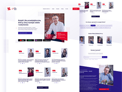 Mała Wielka Firma - Home blog interface layout podcast podcasting template ui ui design webdesign