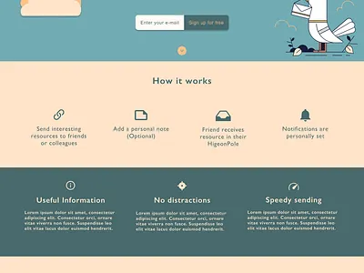 Daily UI Challenge 003 - Landing Page (Desktop) dailyui dailyuichallenge design higeonpole interface landing page landing page design