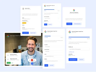 #concepts - Recruitment UI Kit pt2 design interface kit product product design recruitment ui ui kit user experience user interface userinterface ux web