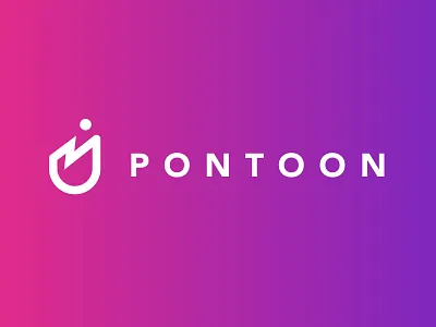 Pontoon logo white branding color colors design download figma logo logodesign minimal u ui vector wallpaper