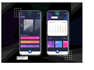 Finance Mobile App app balance banking budget chart charts clean app credit card dasboard design finance iphone mobile mobile ui money payment pounds wallet