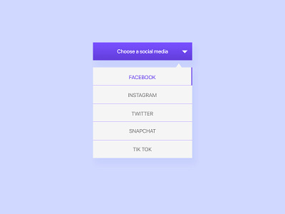 Daily #027 | Dropdown dailyui design ui uiux