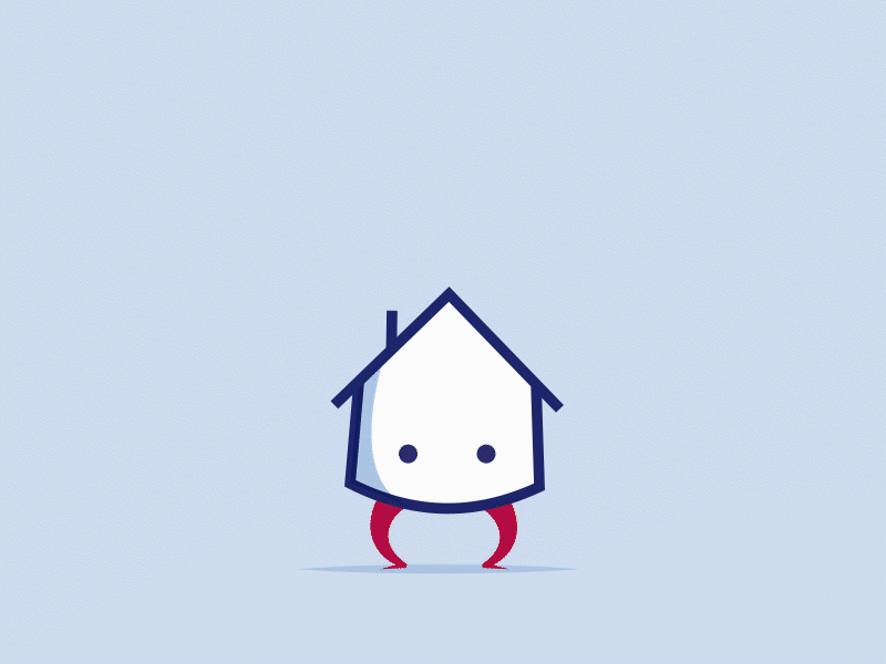 House #06 — Qualiscore 2d animation animation 2d branding character animation character design city design house human being illustration life lifestyle motion design tiny town