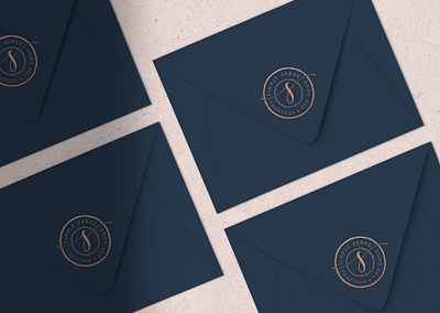 Simply Serve | Envelope Stationery Example brand branding community design envelope logo logo design logo mark non profit non profit organization nonprofit serve service stationary stationary design stationery stationery design