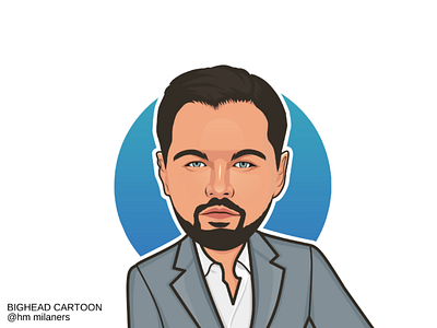 Bighead Cartoon artwork avatar bigheadcartoon cartoon character digital art draw illustration portrait vector vexel
