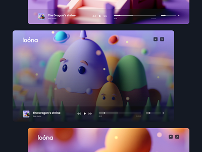 loona app - redesign concept #3 app branding calm clean concept creative design ios mobile app sleep ui ux web