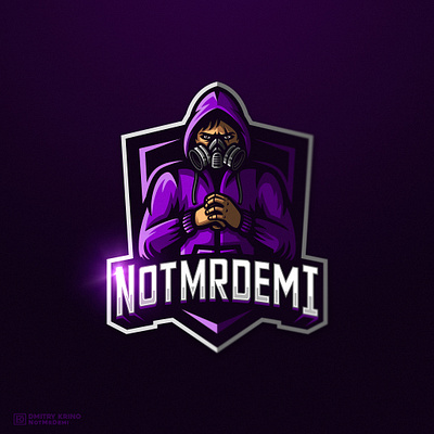 NotMrDemi dmitry krino esports gaming krinographics logotype mascot streamer