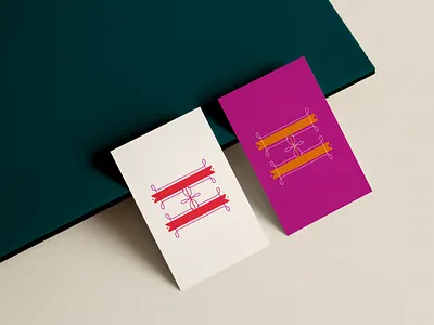 The Herbert Club | Monogram branding business card design lettermark logo monogram