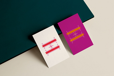 The Herbert Club | Monogram branding business card design lettermark logo monogram