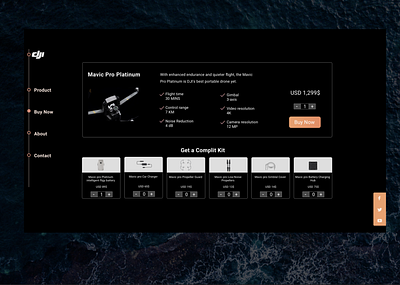 E Commerce Shop DailyUI 012 2 daily ui dailyui design dji drone drones ecommerce ecommerce app