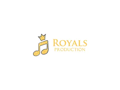 Royals Production app brand design freelance icon logo logotype music royal