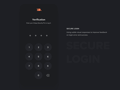 Secure LogIn Animation aftereffects animation app design graphic design interaction animation interactiondesign motion graphic ui ux
