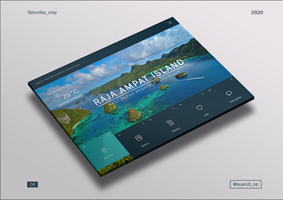 Simple App Weather animation app art branding illustration minimal typography ux vector web